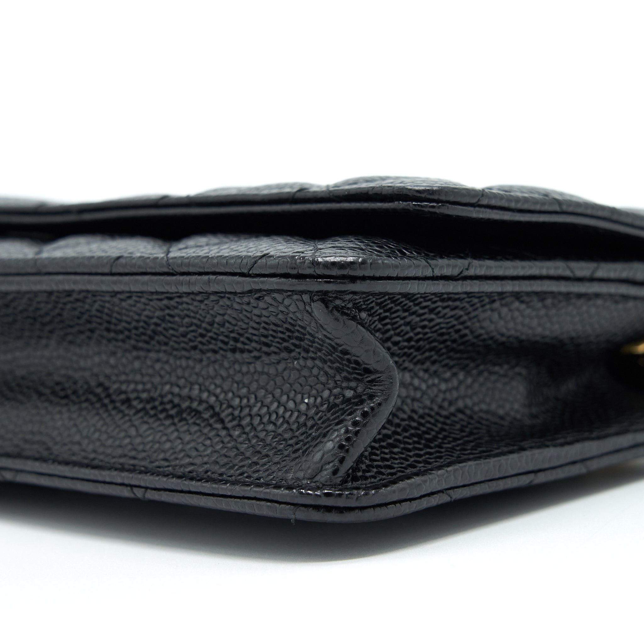 Chanel Classic Wallet On Chain Caviar Black