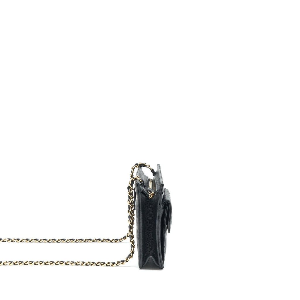 Chanel Mini Crossbody Bag Caviar Black