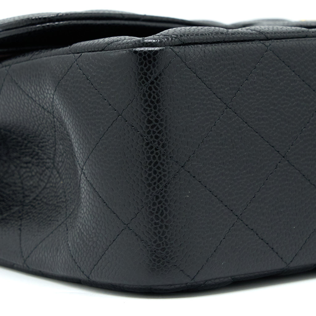 Chanel Classic Jumbo Double Flap Bag Caviar Black