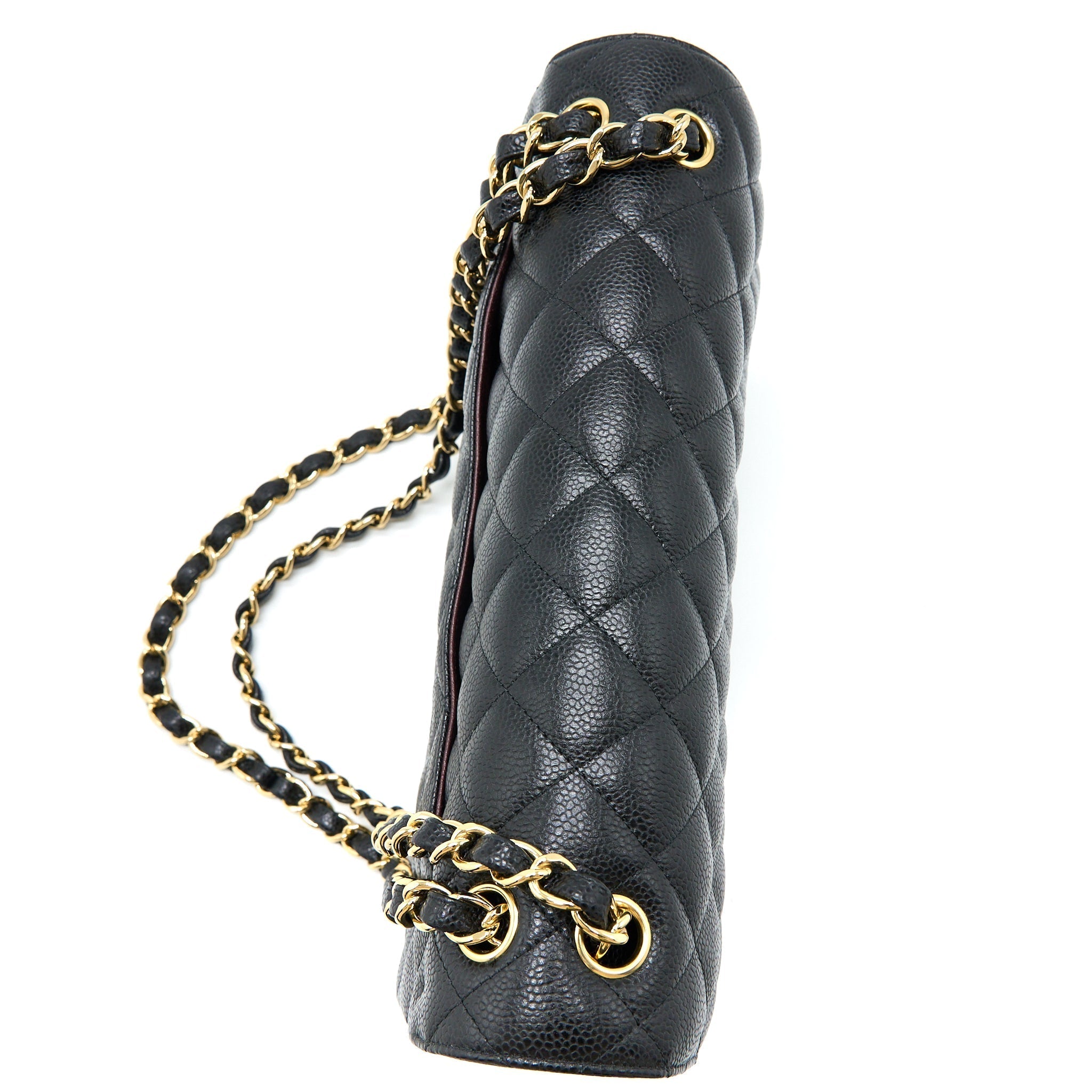 Chanel Classic Jumbo Double Flap Bag Caviar Black