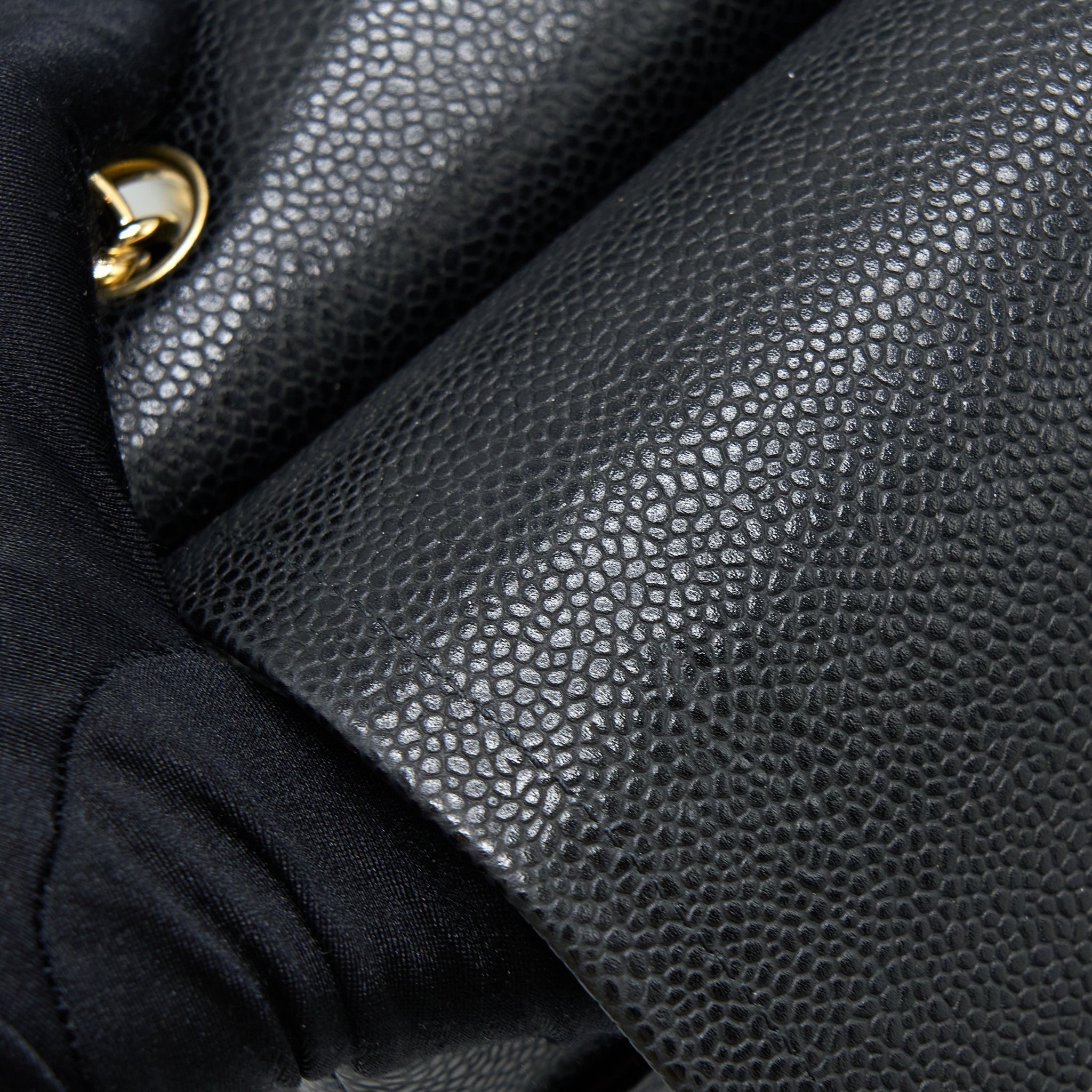 Chanel Classic Jumbo Double Flap Bag Caviar Black