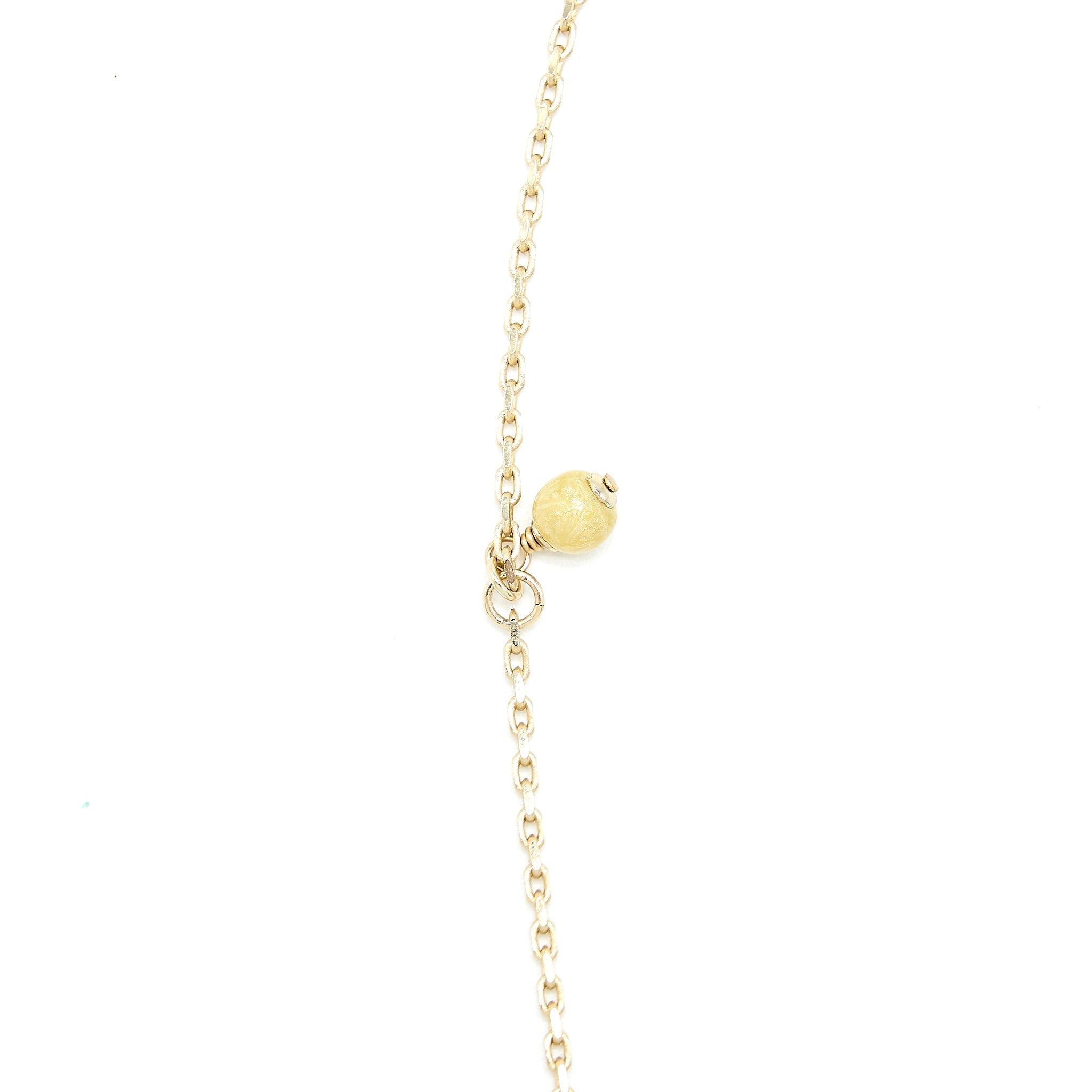 Chanel No.5/CC Logo/Star Necklace Light Gold Tone