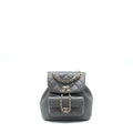 Chanel Mini Duma Backpack Lambskin Grey L (Microchip)