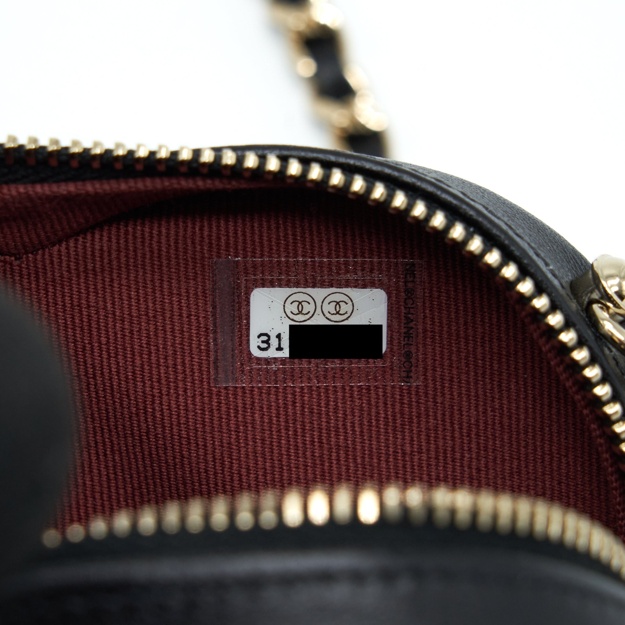 Chanel 22S Small Heart Bag Lambskin Black L