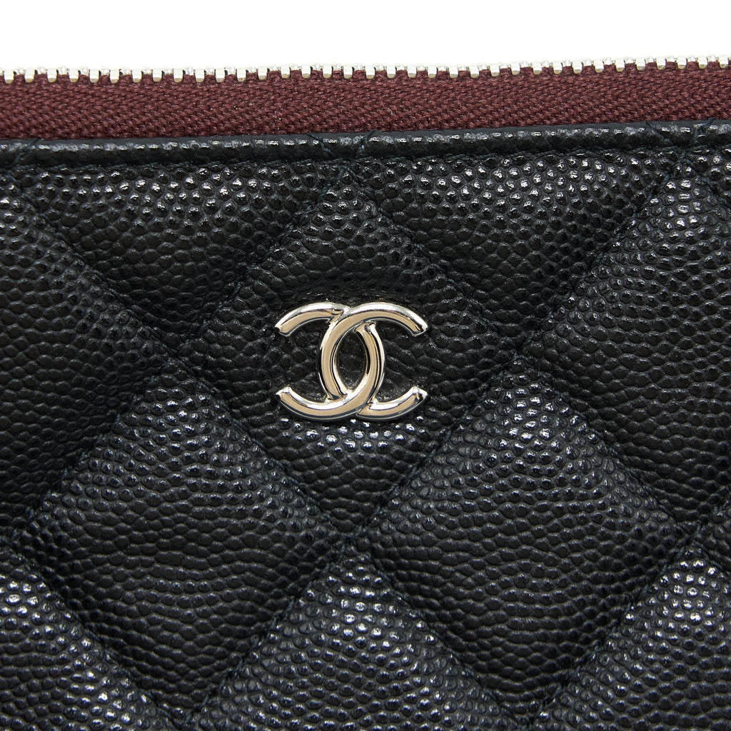 Chanel Mini Pouch Caviar Black