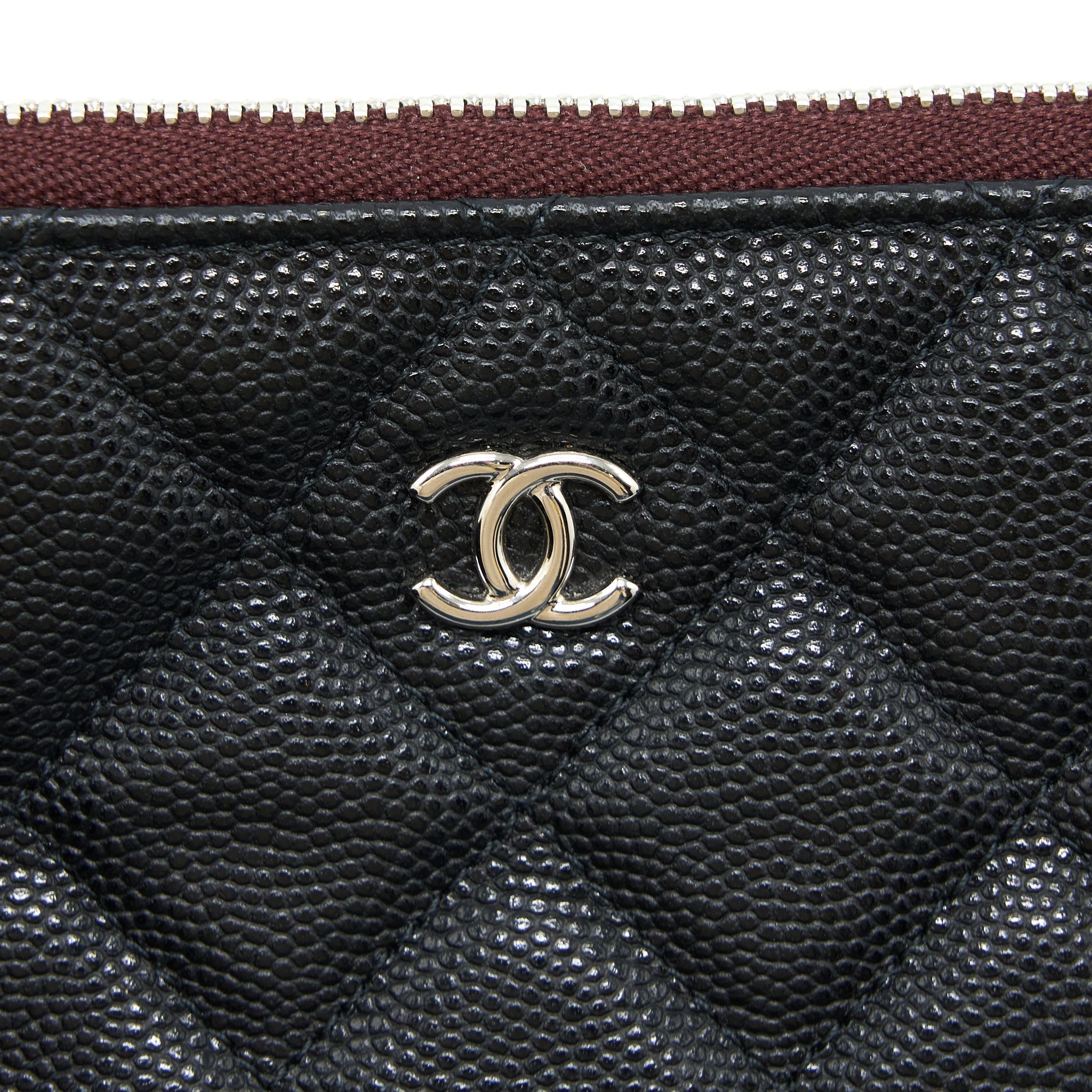 Chanel Mini Pouch Caviar Black