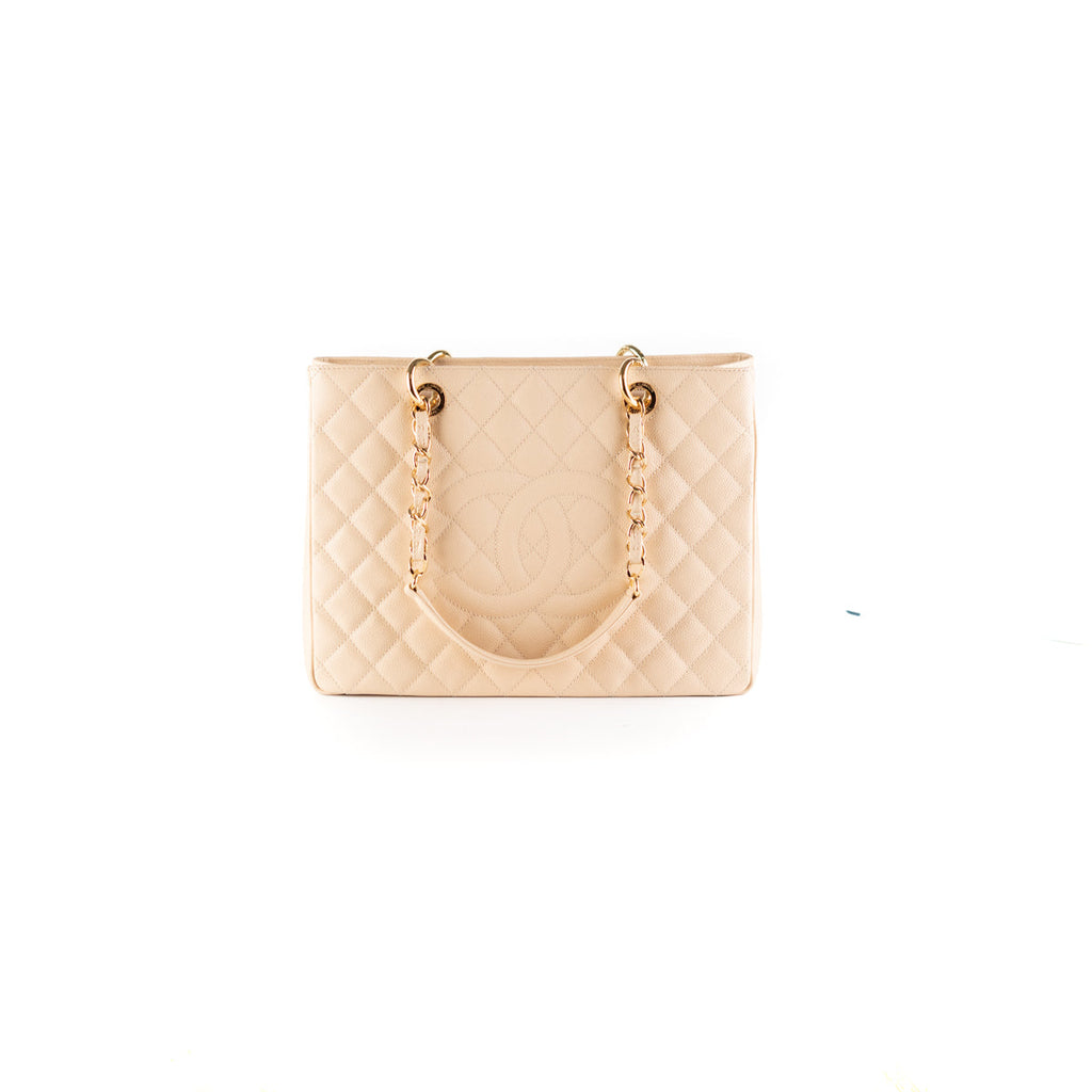 Chanel Quilted Caviar Grand Shopping Tote GST