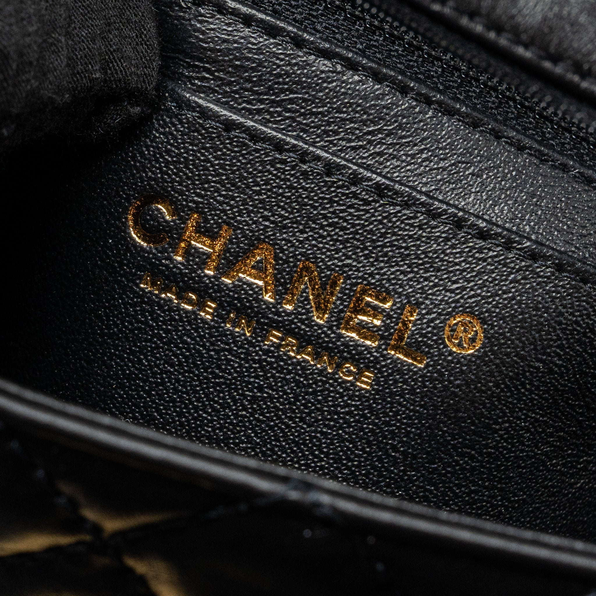Chanel Mini 2.55 reissue flap bag aged calfskin black