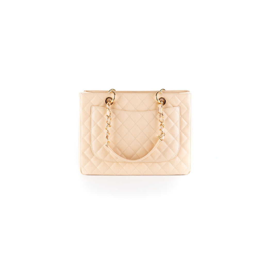 Chanel Quilted Caviar Grand Shopping Tote GST