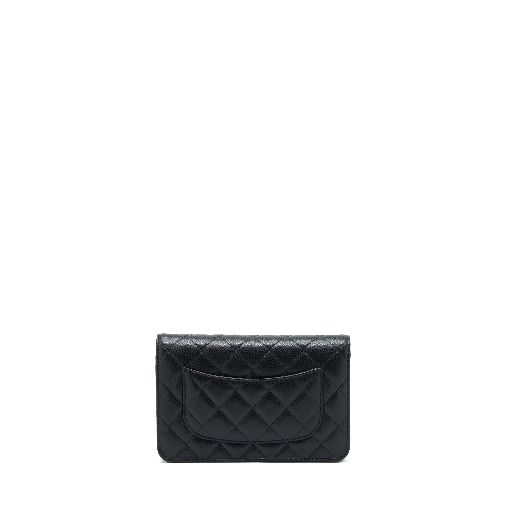 Chanel Classic Wallet On Chain Caviar Black  (Microchip)