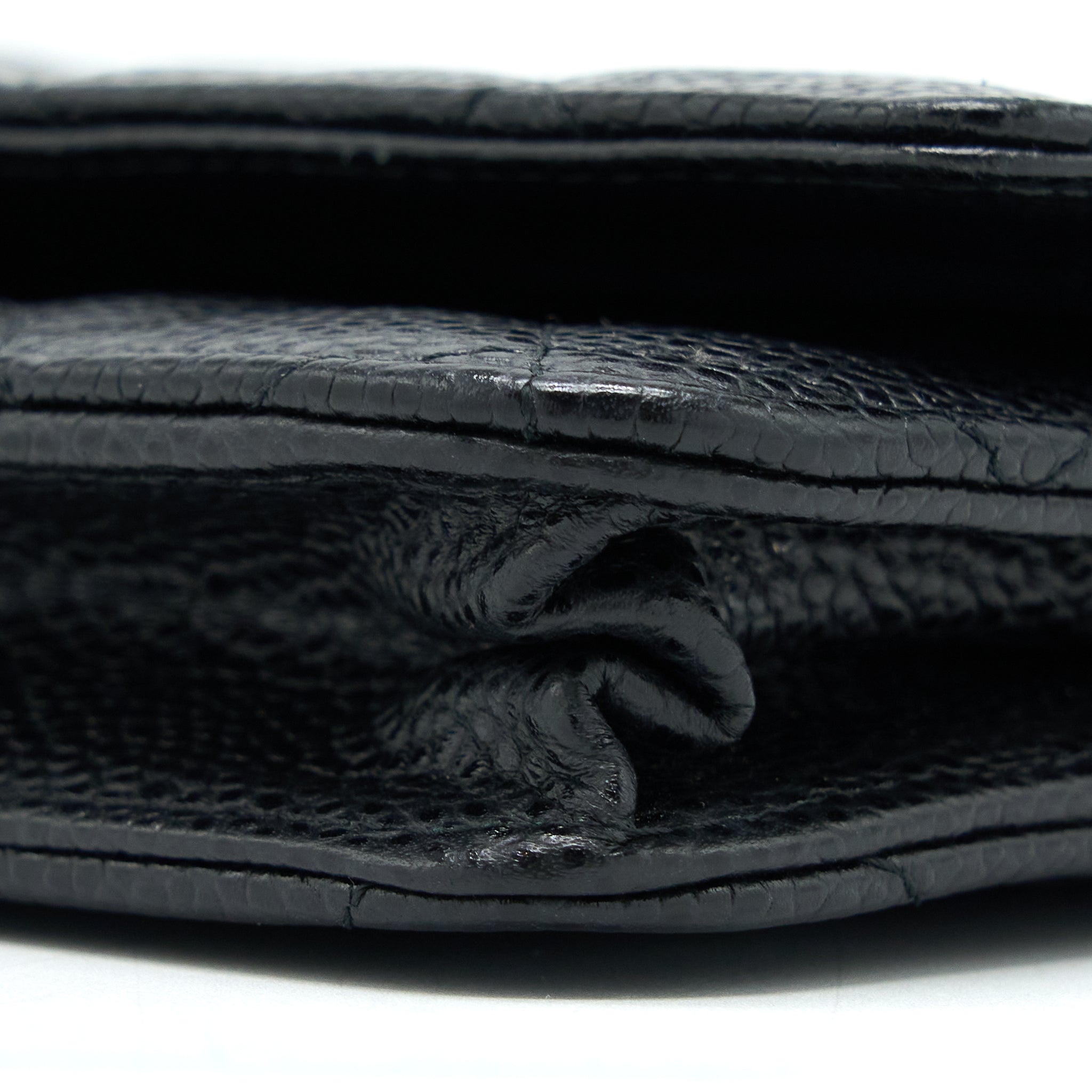 Chanel Classic Wallet on Chain Caviar Black