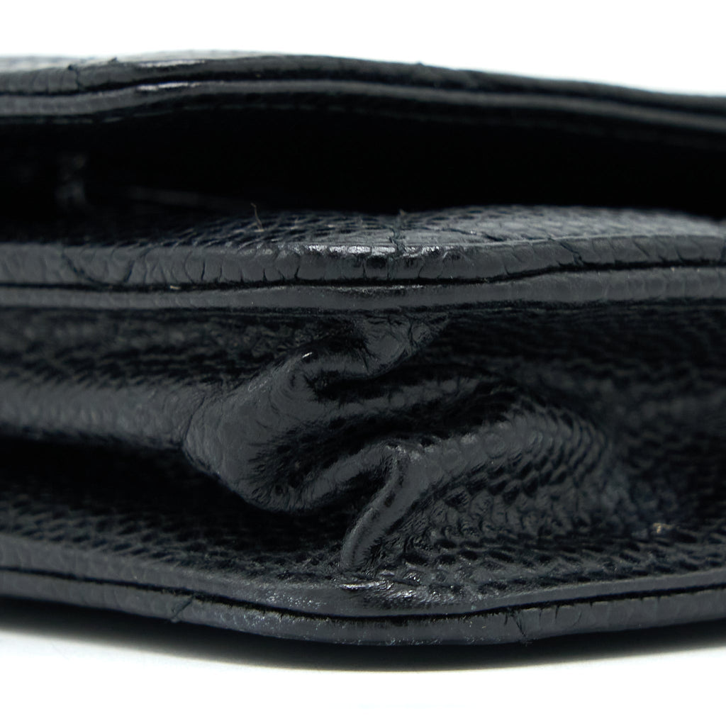 Chanel Classic Wallet on Chain Caviar Black