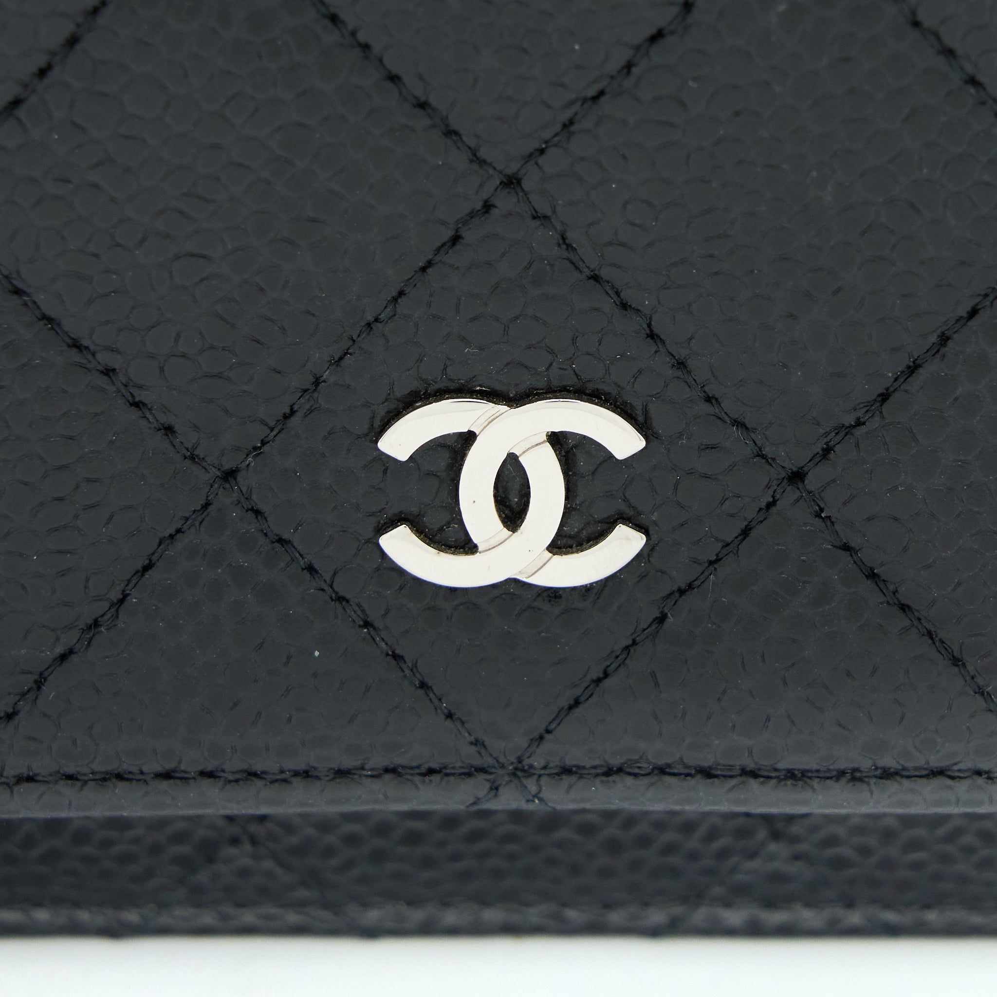 Chanel Classic Wallet on Chain Caviar Black