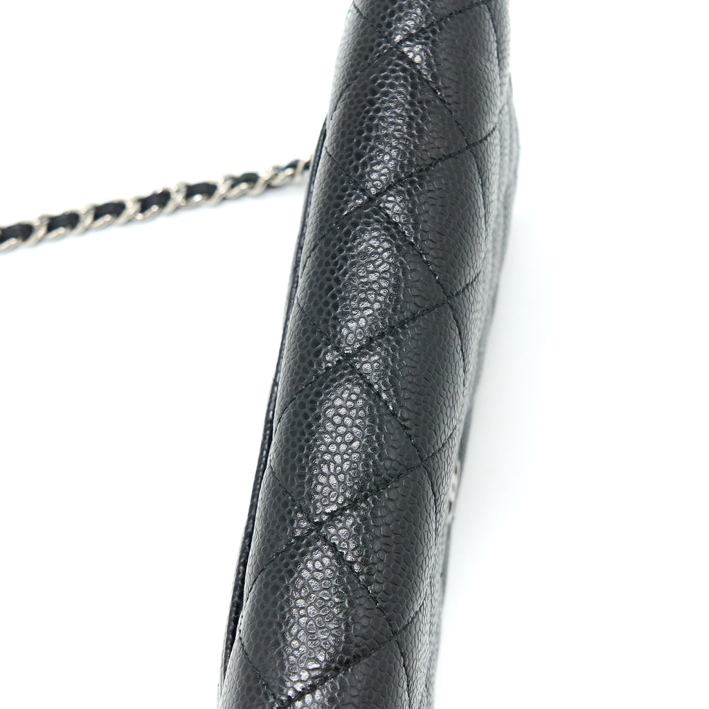 Chanel Classic Wallet on Chain Caviar Black