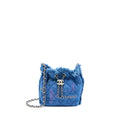 Chanel 22P Small Blue Denim Bucket Bag L (Microchip)