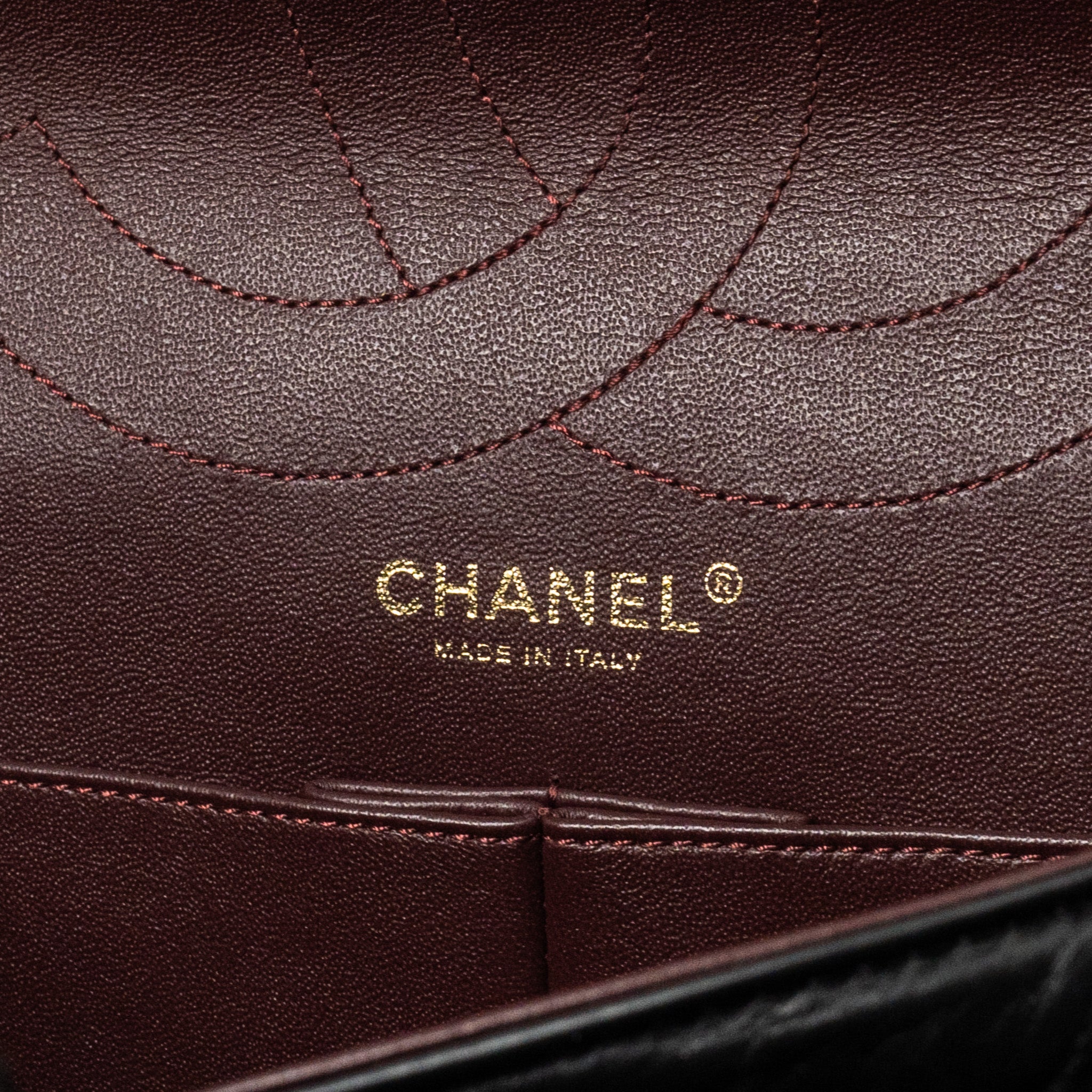 Chanel Maxi 2.55 reissue flap bag aged calfskin Black