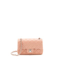 Chanel Mini rectangular Flap bag Lambskin pink