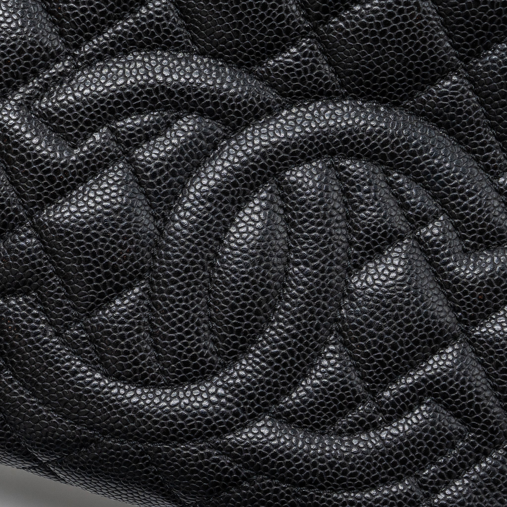 Chanel Grand Shopping Tote bag PM Caviar Black