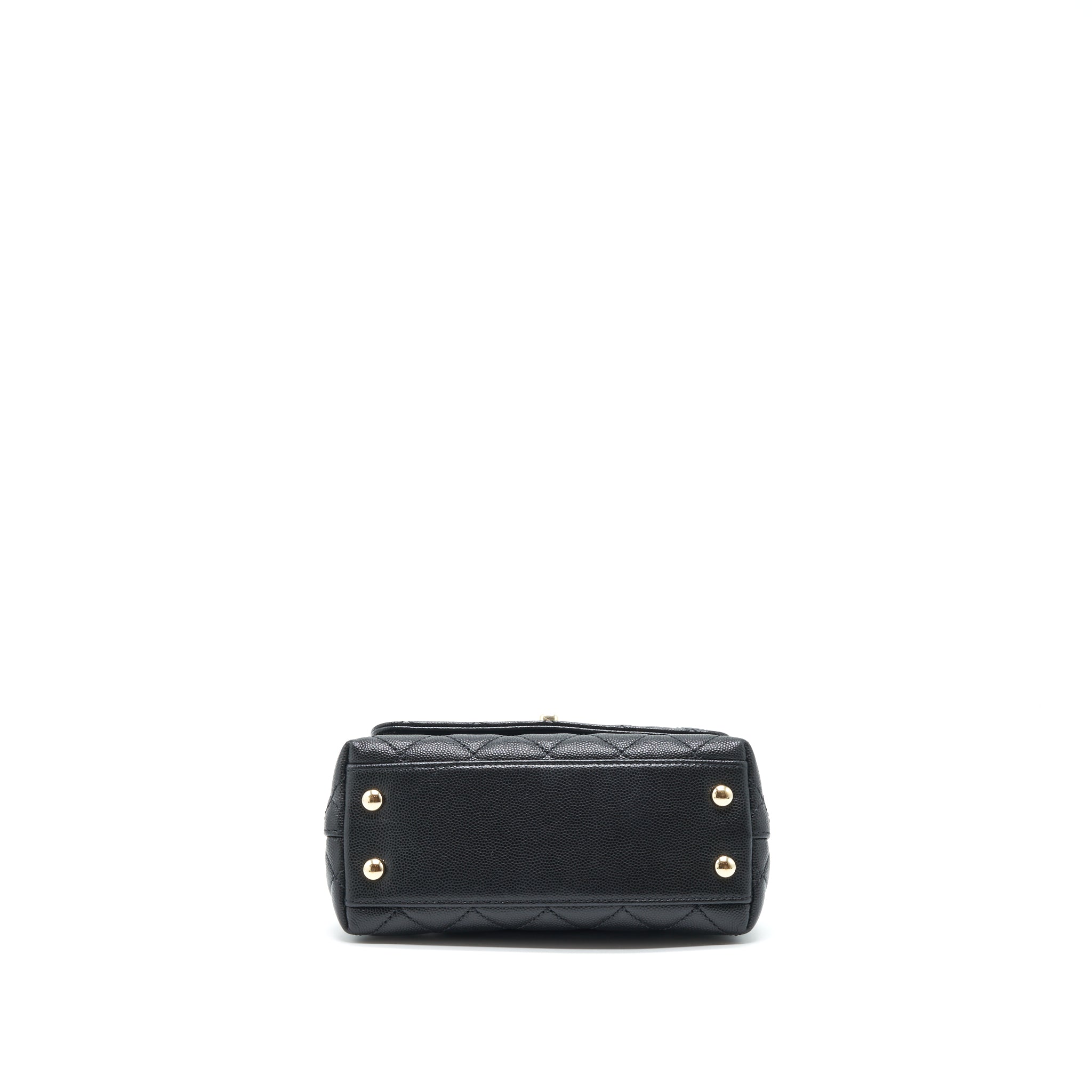 Chanel Mini Coco Handle 20cm Caviar Black L