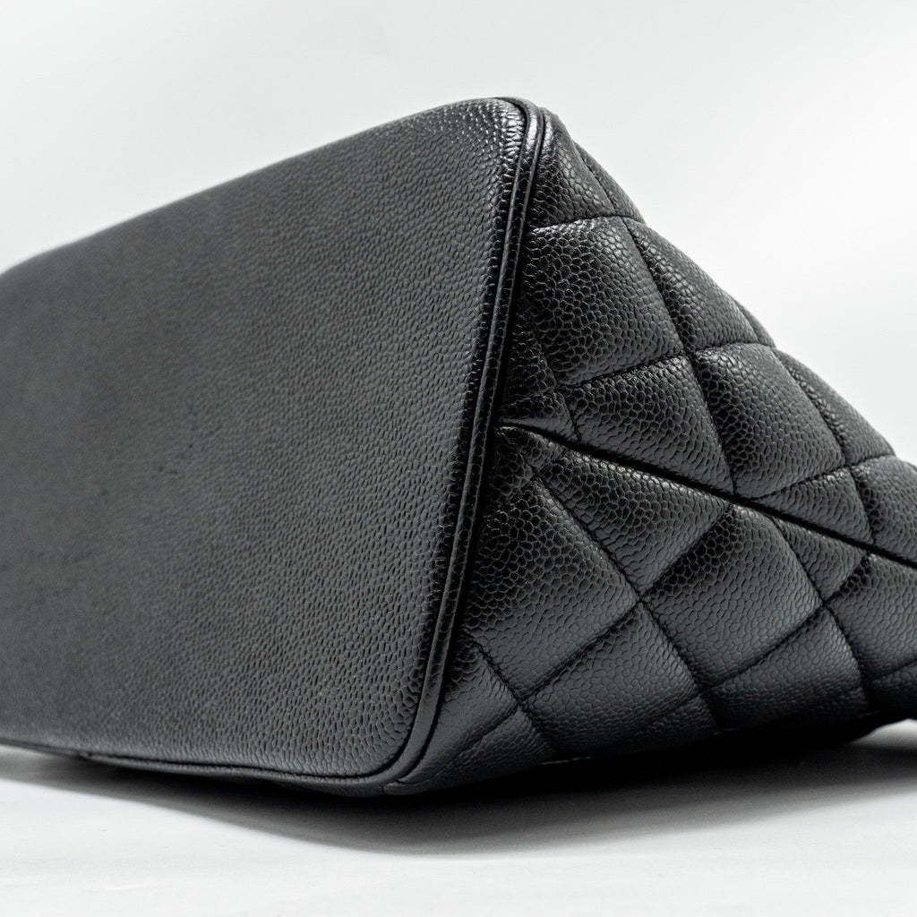 Chanel Medallion Tote Bag Caviar Black