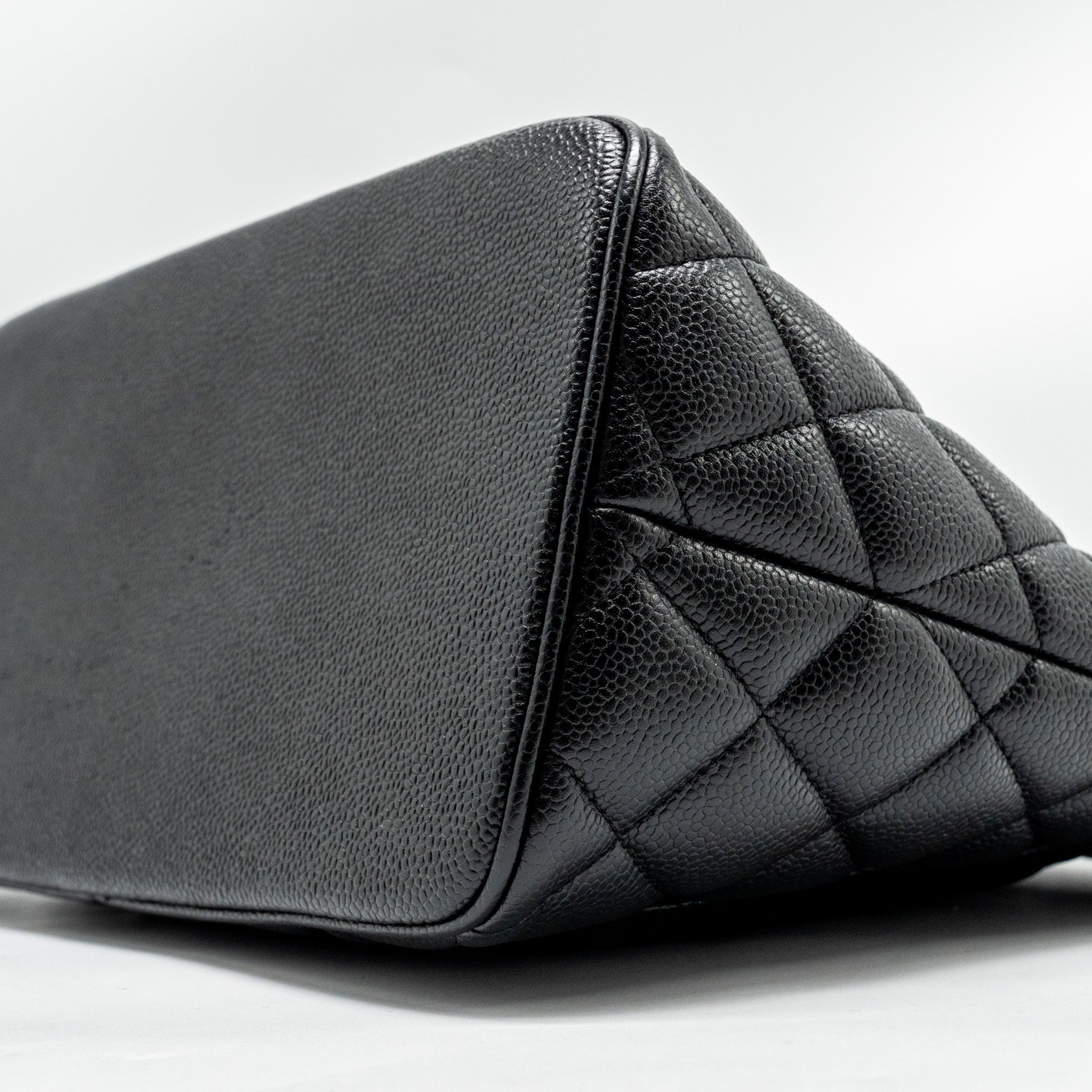 Chanel Medallion Tote Bag Caviar Black