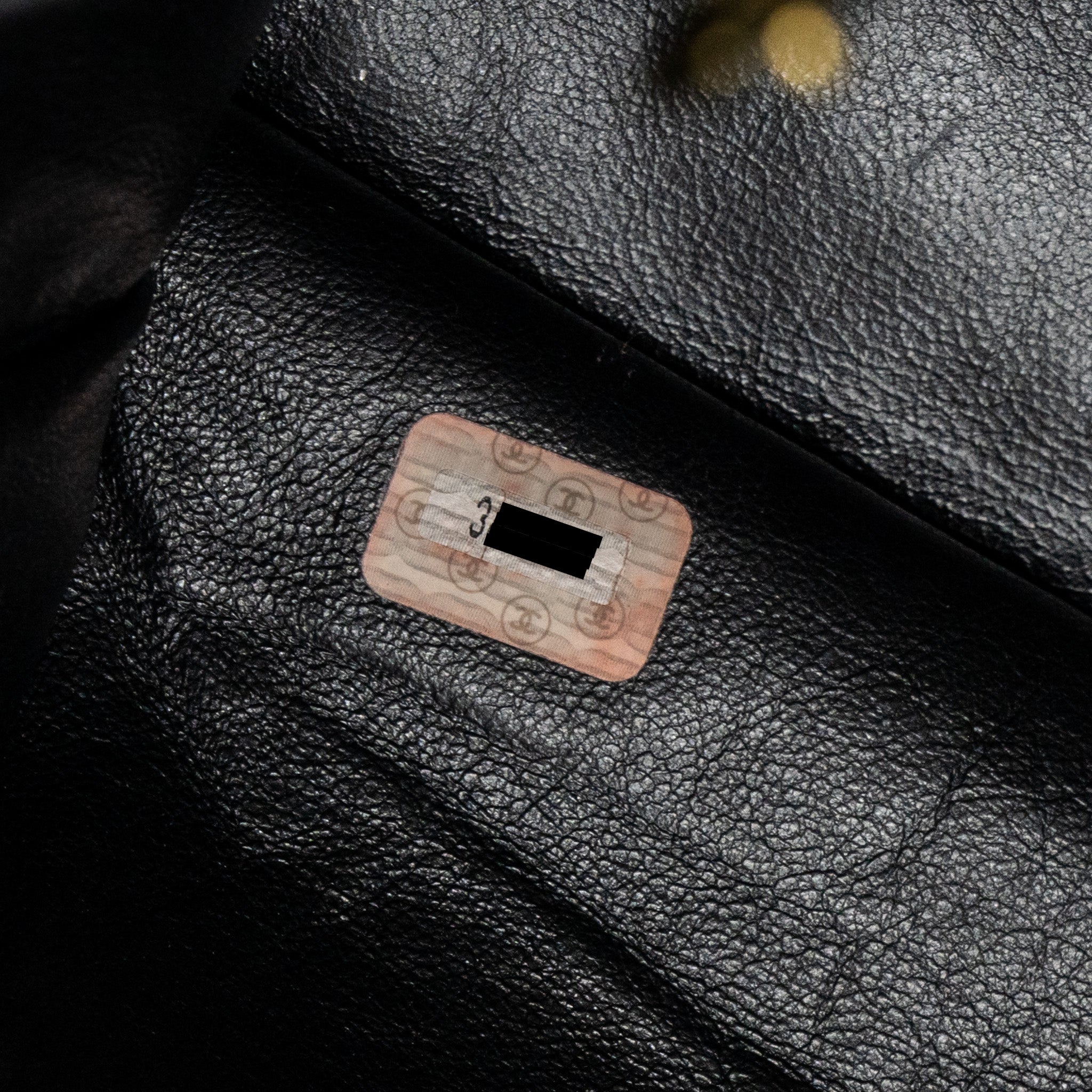 Chanel Vintage Tote Bag Calfskin Black