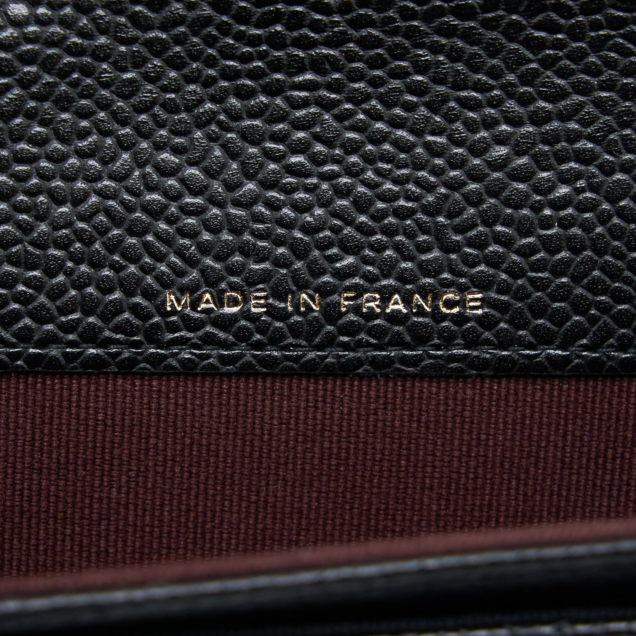 Chanel Classic Flap Cardholder Caviar Black