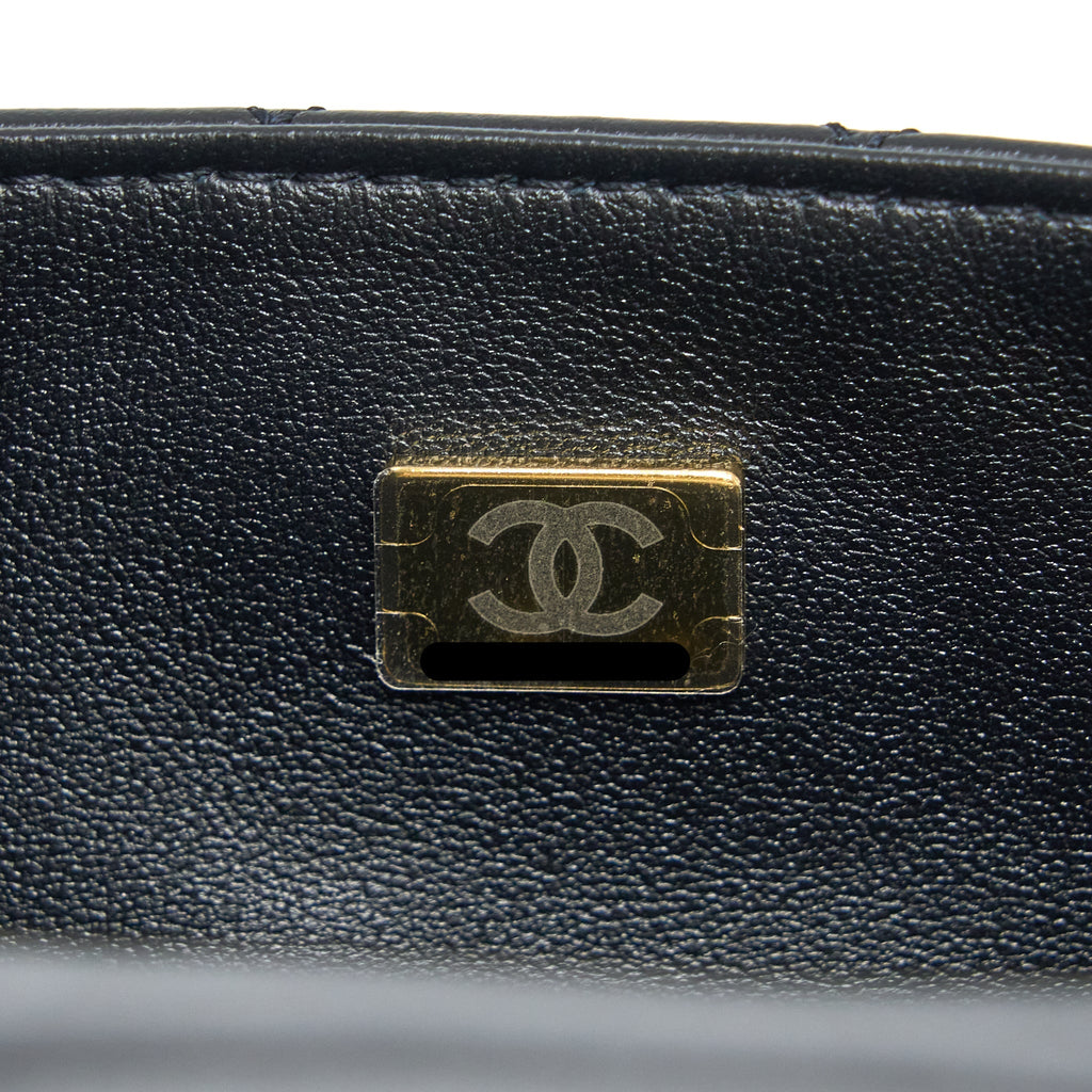 Chanel Mini 2.55 Reissue Flap Bag Aged Calfskin Black Brushed  (Microchip)