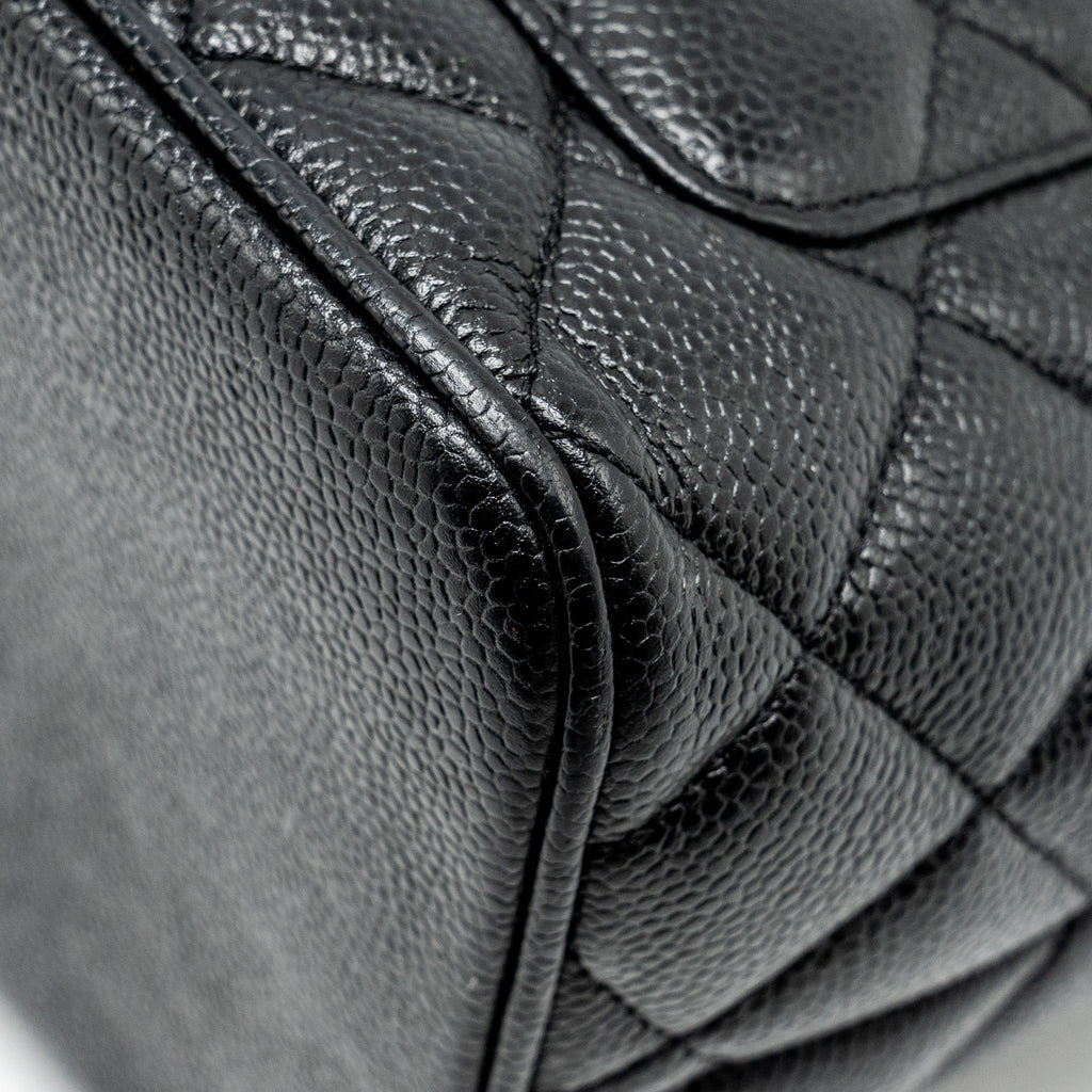 Chanel Medallion Tote Bag Caviar Black