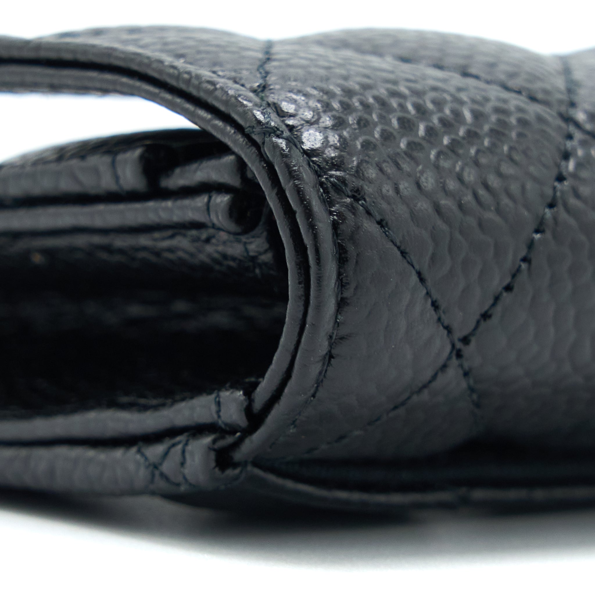 Chanel Classic Flap Cardholder Caviar Black