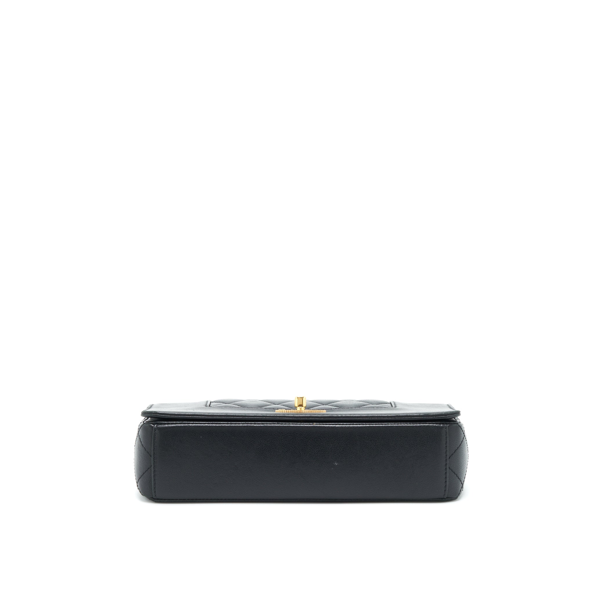Chanel CC Logo Flap Bag Lambskin Black