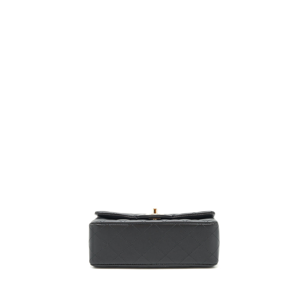 Chanel Mini rectangular flap Bag Lambskin Black L