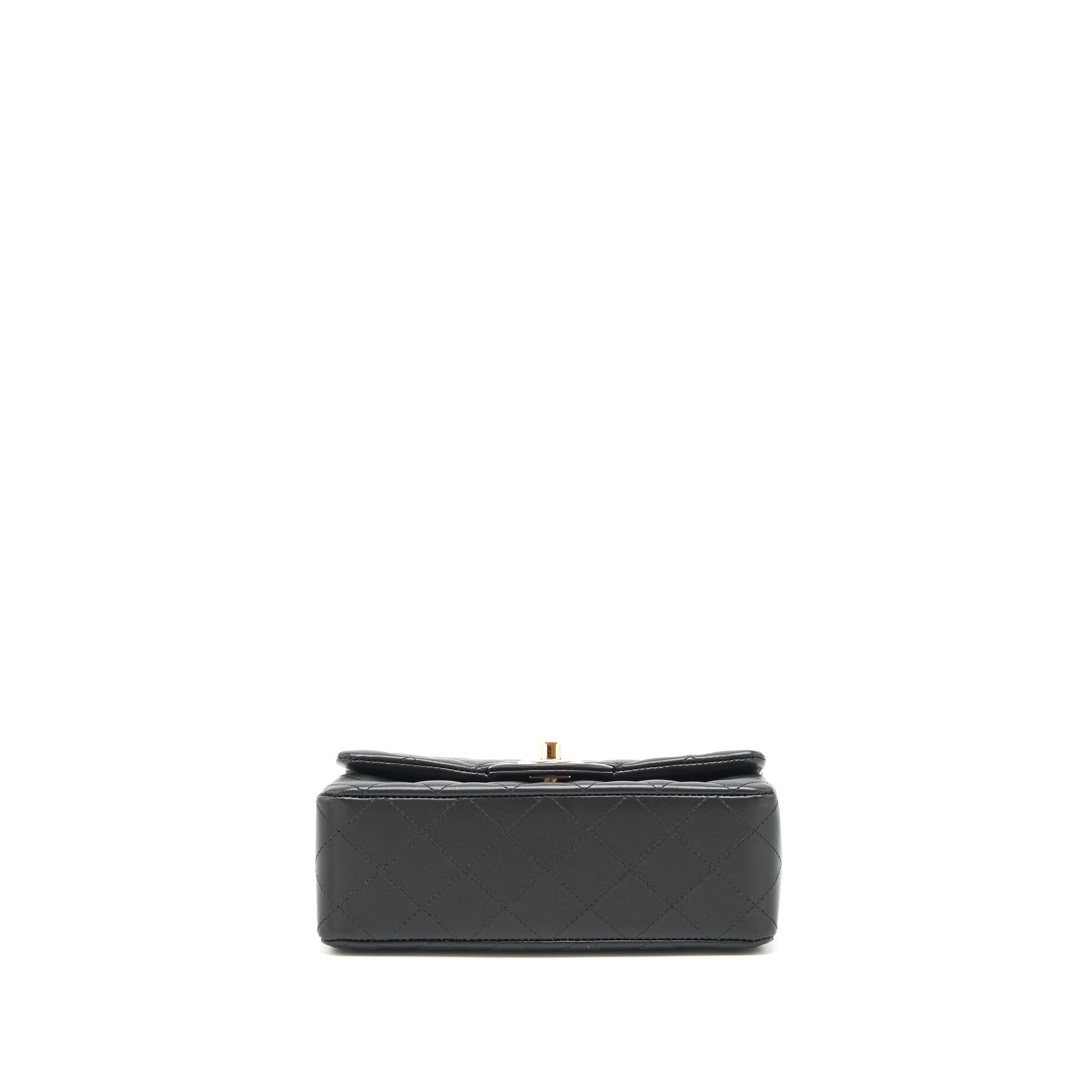 Chanel Mini rectangular flap Bag Lambskin Black L