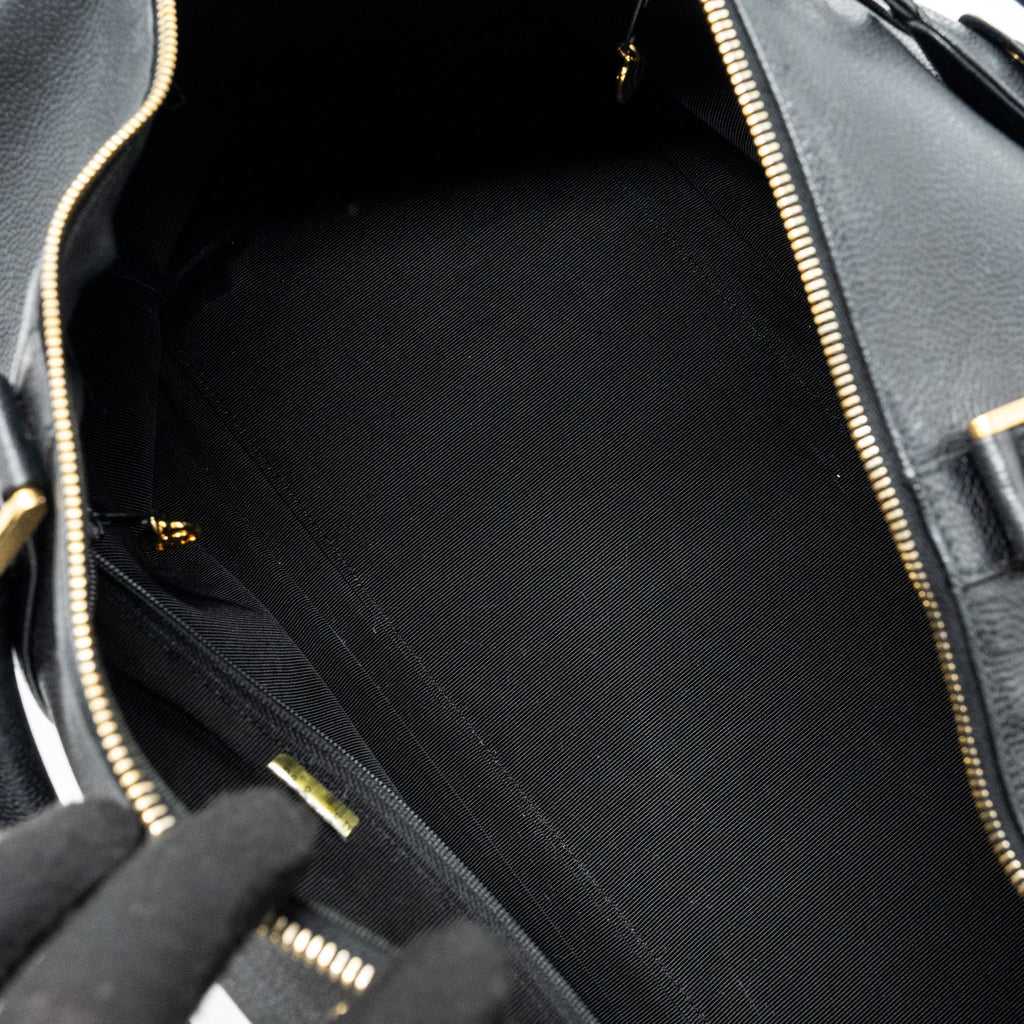 Chanel Vintage Travel Bag Caviar Black