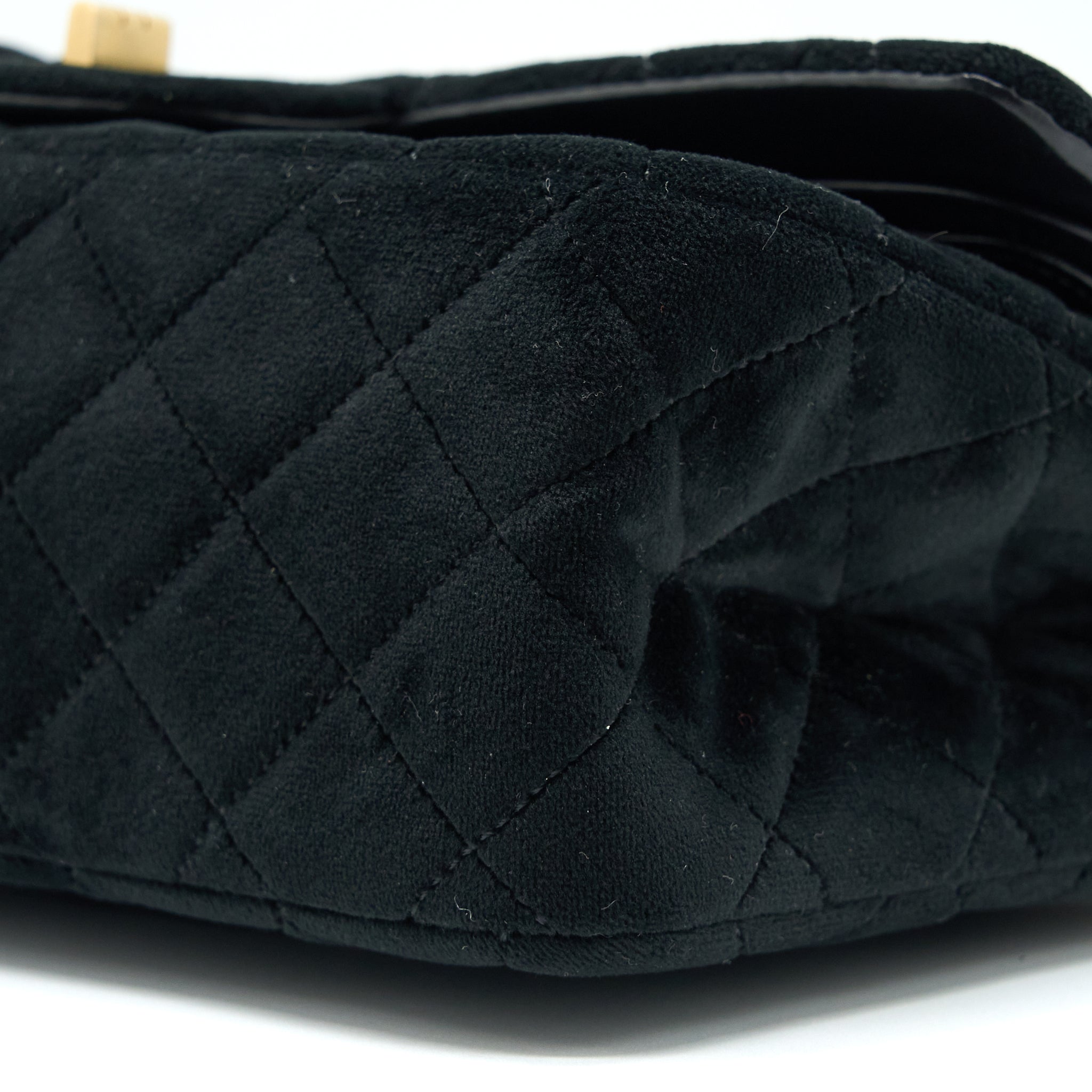 Chanel Small 2.55 Reissue Flap Bag Velvet Black