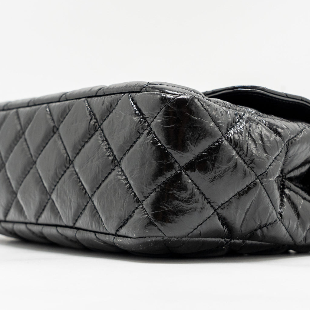 Chanel Hobo Bag shiny calfskin Black  (microchip)