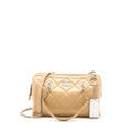 Chanel Bowling Bag Aged Calfskin Beige