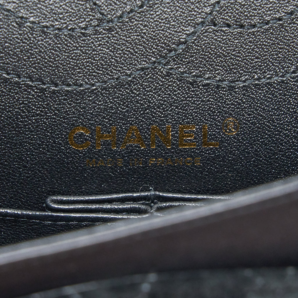 Chanel Small 2.55 Reissue Flap Bag Velvet Black