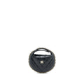 Chanel 23C Round Clutch Lambskin Black L (Microchip)