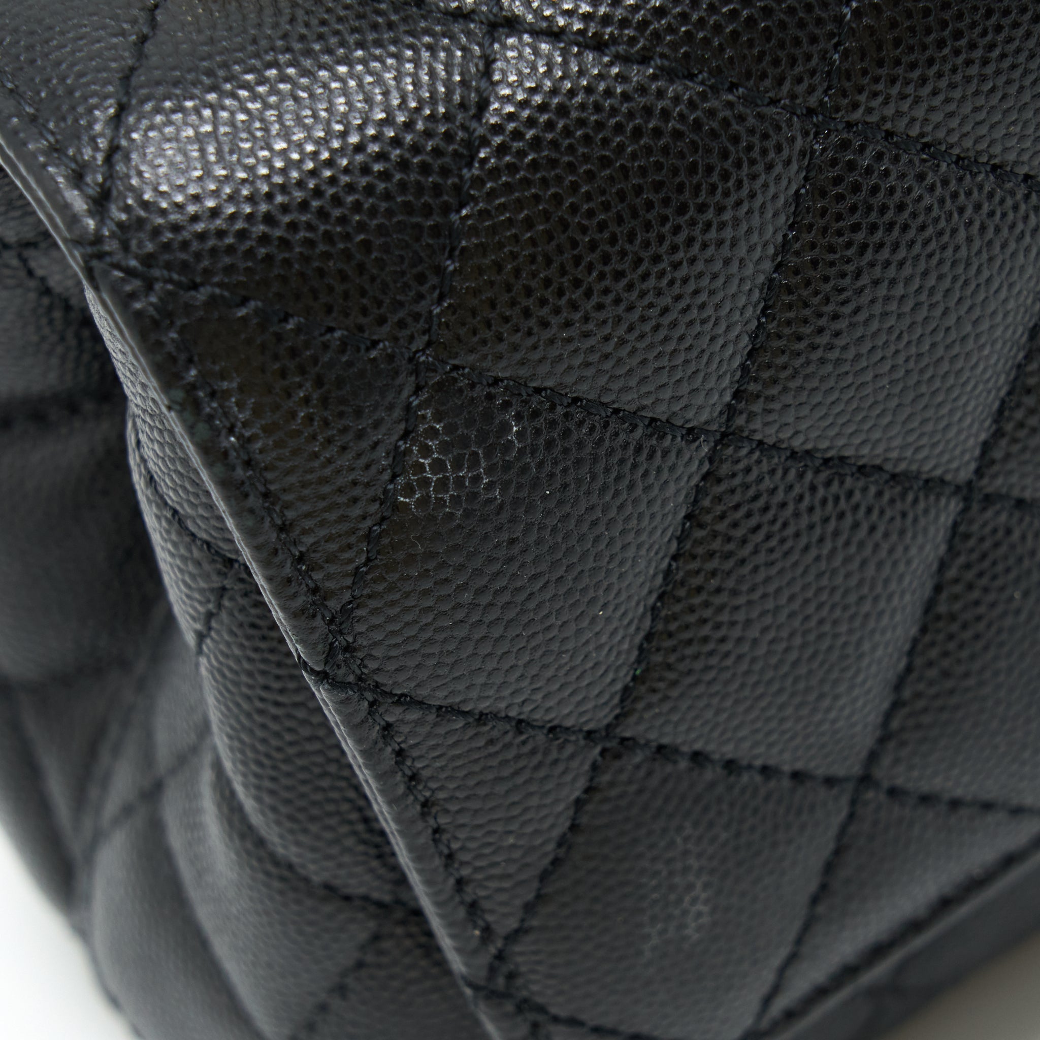 Chanel Mini Coco Handle 20cm Caviar Black L