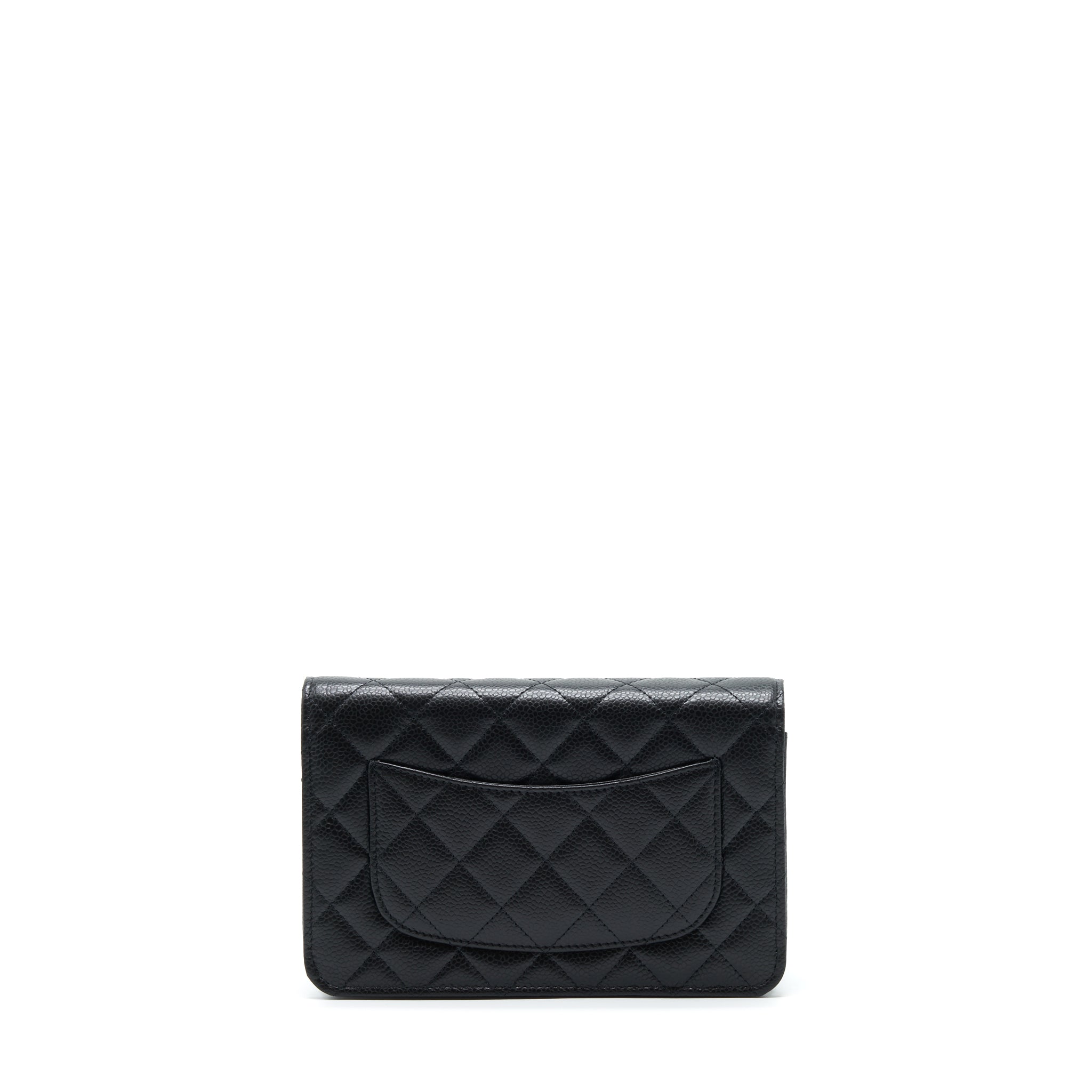 Chanel Classic Wallet On Chain Caviar Black L