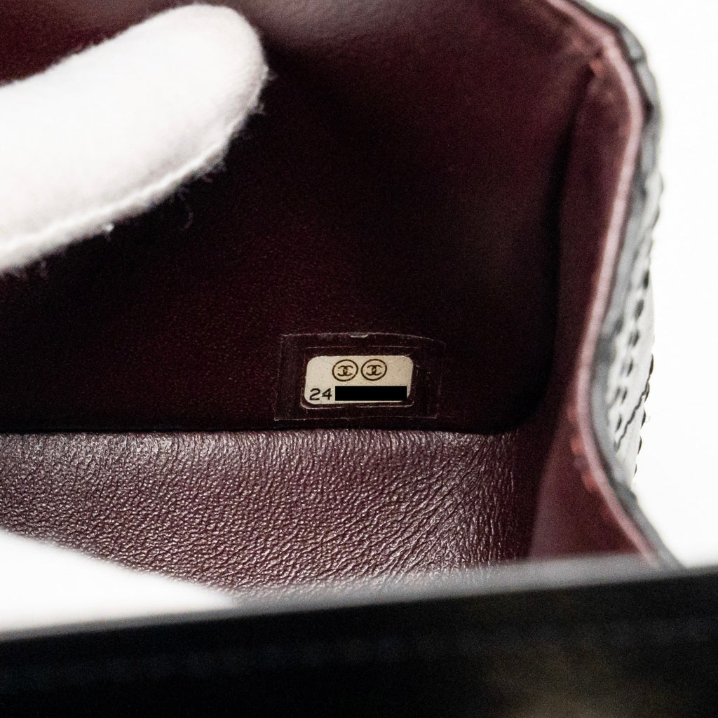 Chanel Small 2.55 Reissue Double Flap Bag Age Calfskin Black