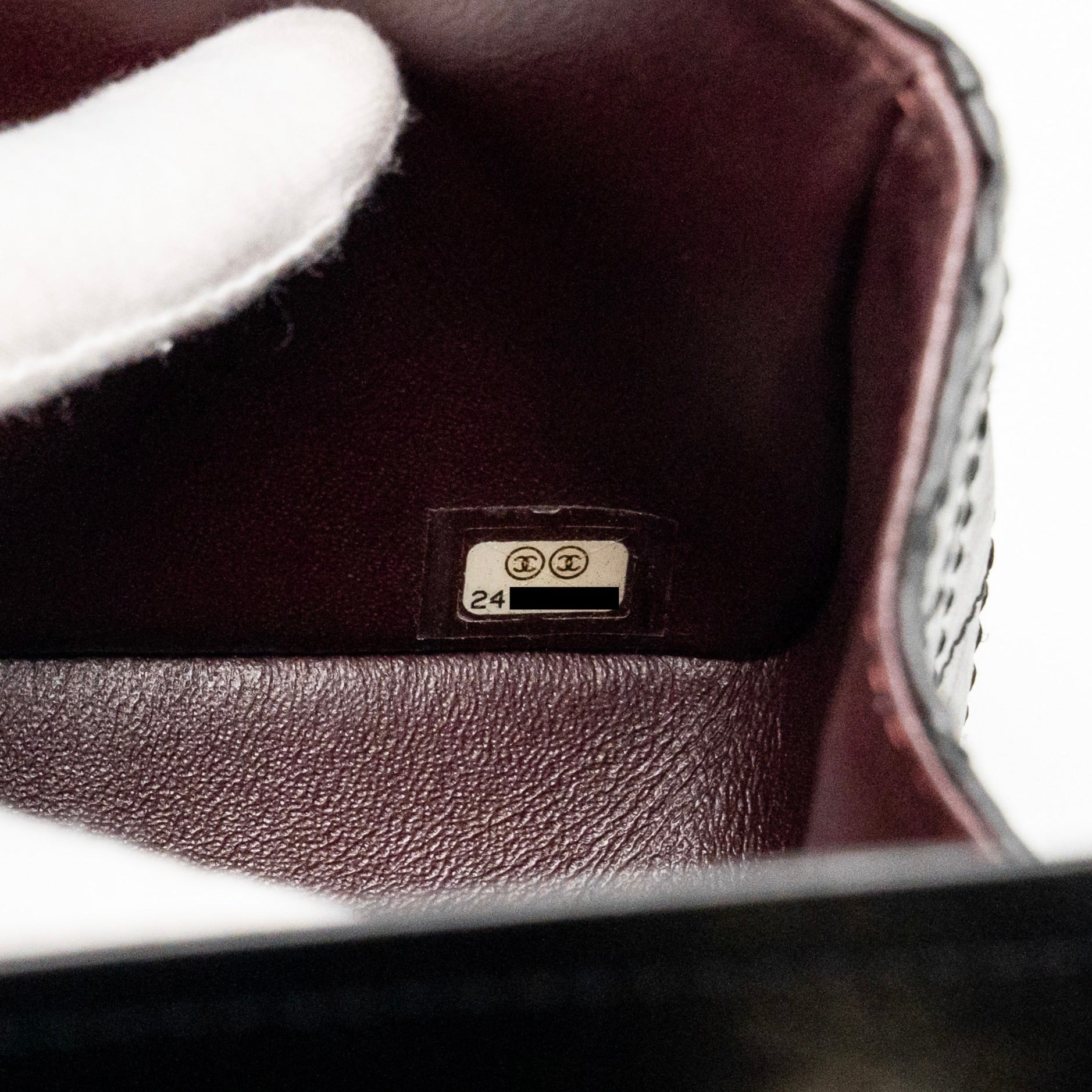 Chanel Small 2.55 Reissue Double Flap Bag Age Calfskin Black