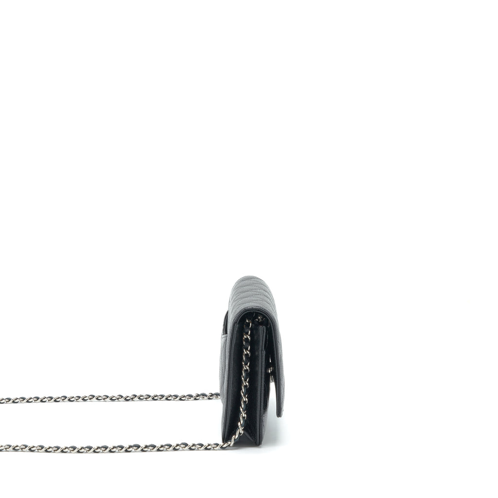 Chanel Classic Wallet On Chain Caviar Black