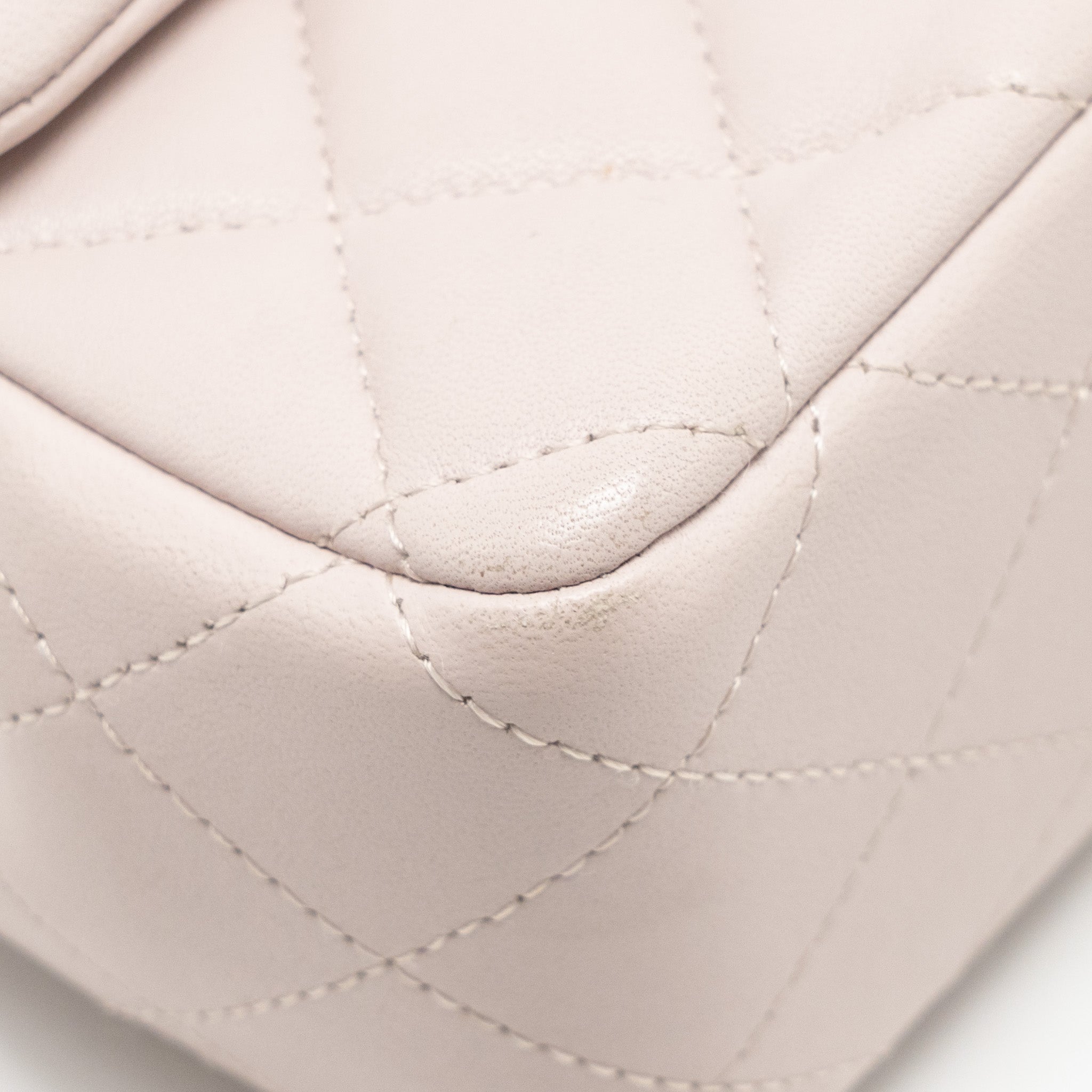Chanel Mini Rectangular Flap Bag Lambskin Light Pink  (Microchip)