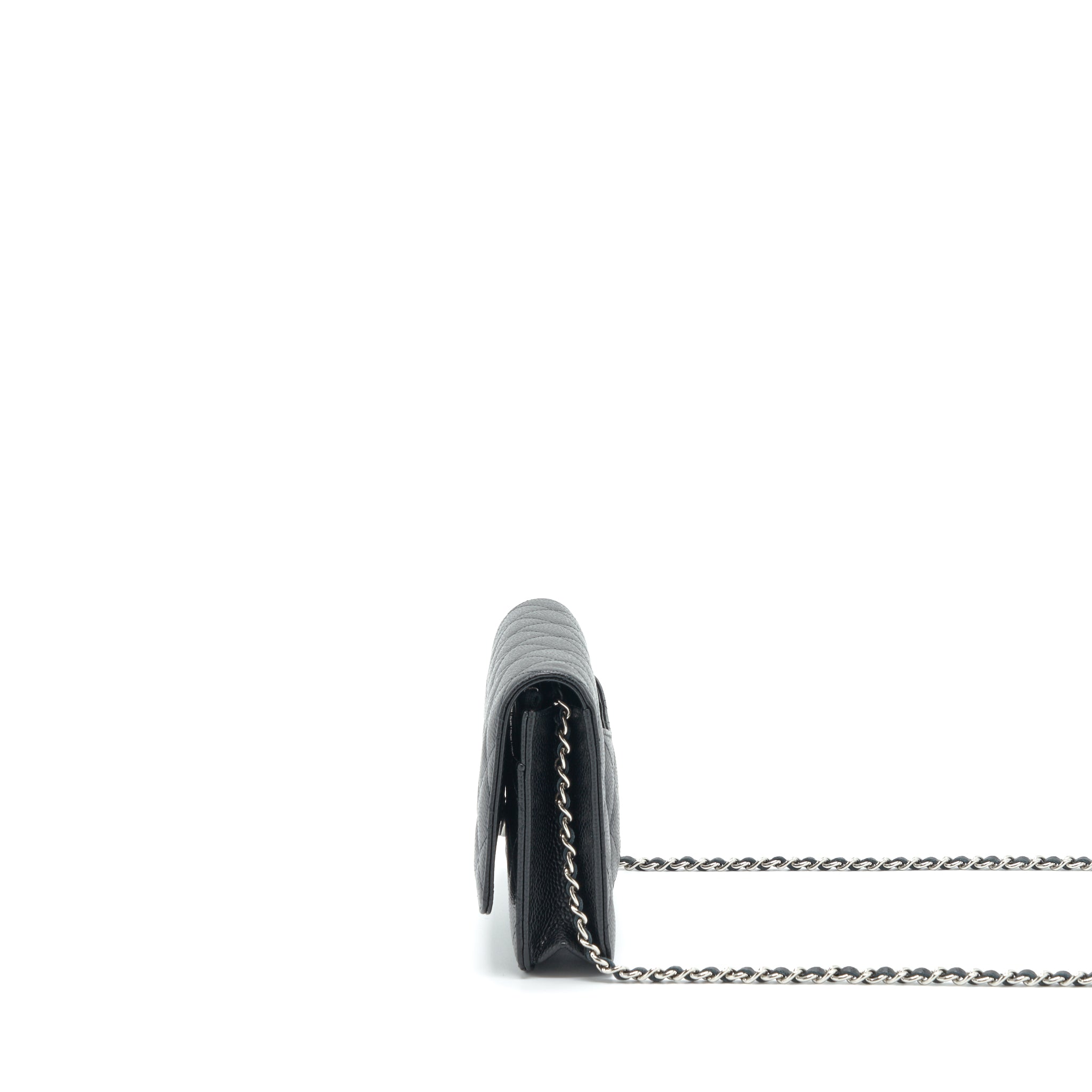 Chanel Classic Wallet On Chain Caviar Black