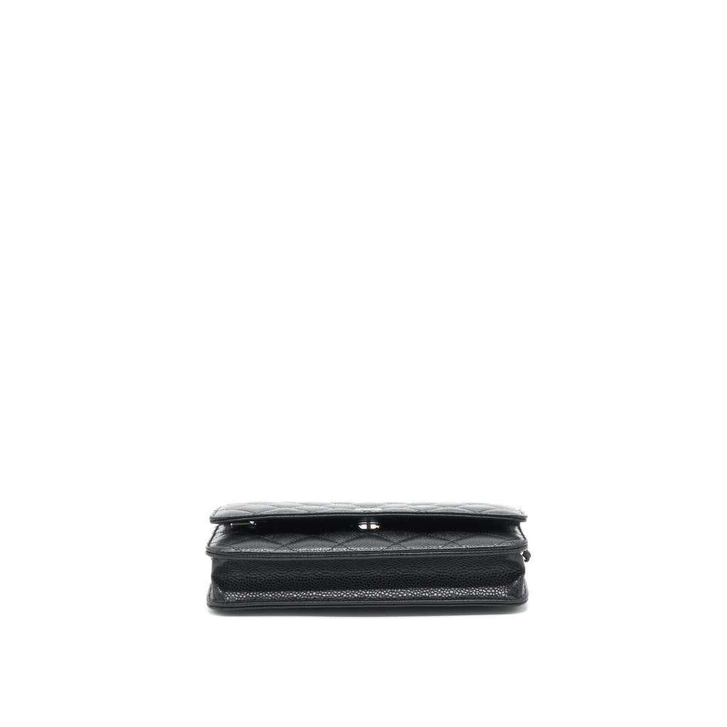 Chanel Classic Wallet On Chain Caviar Black