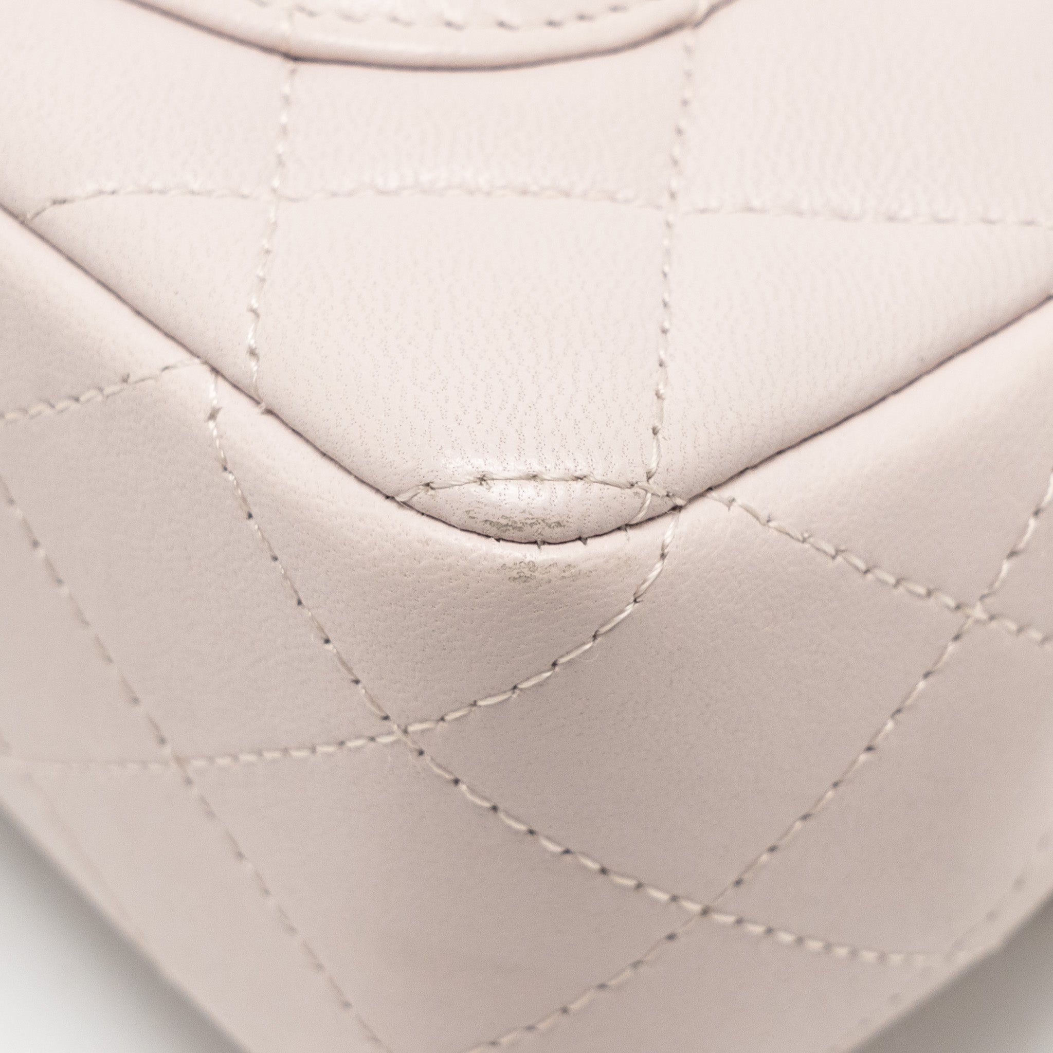 Chanel Mini Rectangular Flap Bag Lambskin Light Pink  (Microchip)