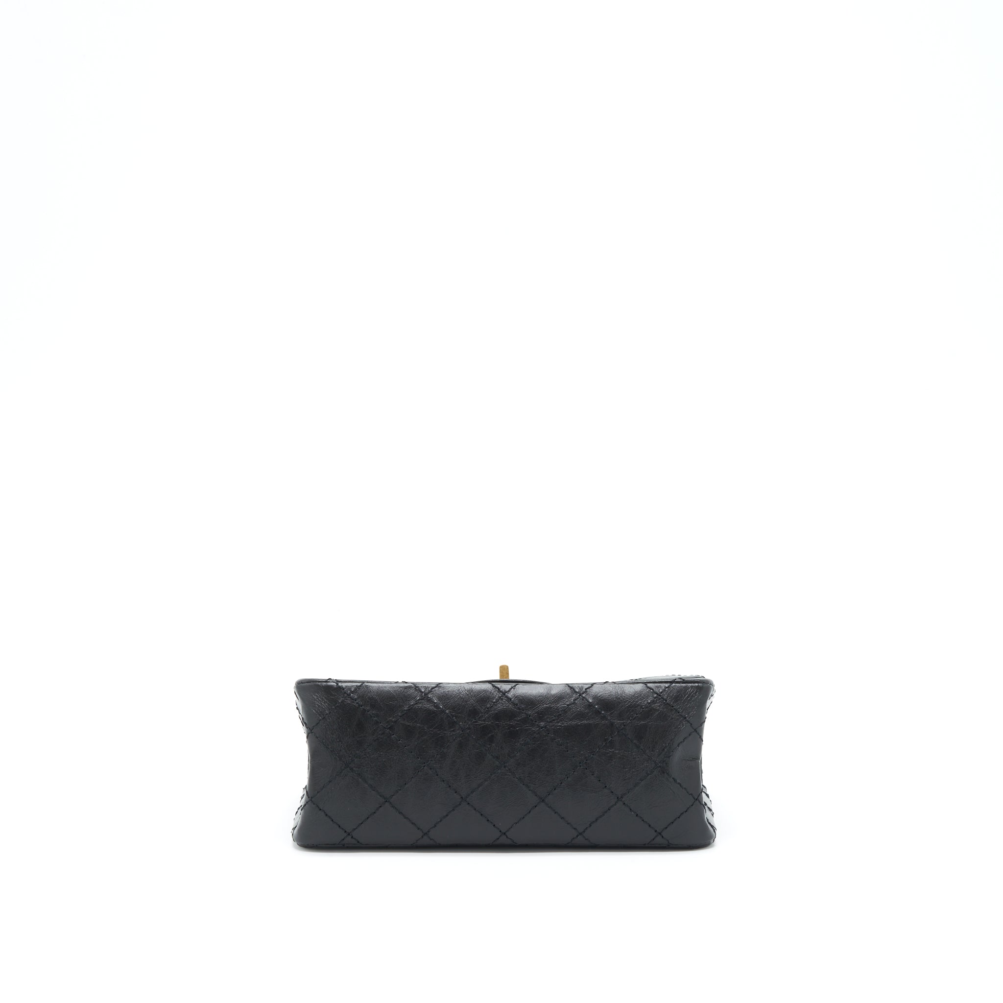 Chanel Mini 2.55 Reissue Flap Bag Aged Calfskin Black Brushed