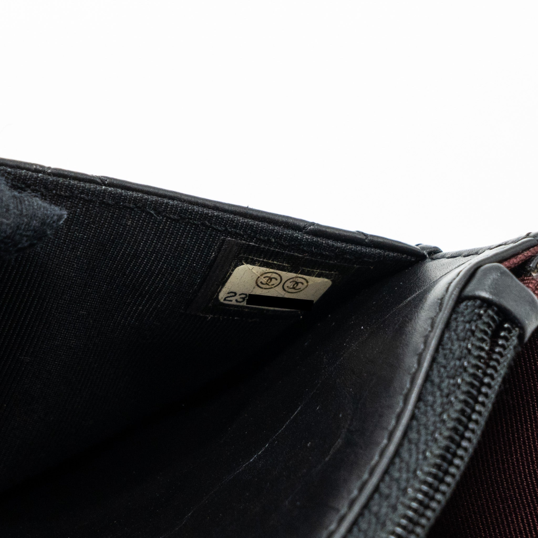 Chanel 2.55 Reissue Lucky Charms Wallet On Chain Aged Calfskin Black